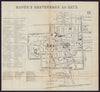 THE HAGUE DEN HAAG 'S-GRAVENHAGE LA HAYE. Town plan city map. BRADSHAW 1893