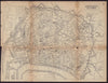 ANTWERP ANVERS ANTWERPEN antique town plan city map. Belgium. BRADSHAW c1898