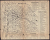 BERLIN antique town plan city map. Germany. BRADSHAW c1898 old