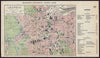 LEIPZIG antique town plan city map. Germany. BRADSHAW c1898 old