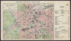 LEIPZIG antique town plan city map. Germany. BRADSHAW c1898 old