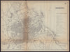 PALERMO antique town plan city map. Italy. BRADSHAW c1898 old