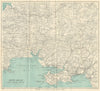 SOUTH WALES Cardigan Swansea Neath Carmarthen Llanelli Tenby. WARD LOCK 1938 map