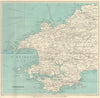 PEMBROKESHIRE. Cardigan Pembroke Tenby St David's. Wales. WARD LOCK 1938 map