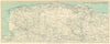 EXMOOR & NORTH/SOMERSET COAST. Bideford Barnstaple Ilfracombe Minehead 1934 map