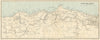 LYNTON & DISTRICT. Exmoor coast vintage tourist map. Devon. WARD LOCK 1929