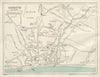 SIDMOUTH vintage city town plan. Devon. WARD LOCK 1929 old vintage map chart