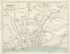 SIDMOUTH vintage city town plan. Devon. WARD LOCK 1929 old vintage map chart