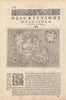 Descrittione dell' Isola d'Irlanda. PORCACCHI. Ireland 1590 old antique map