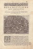 Descrittione del conflitto navale…Curzolari PORCACCHI Battle of Lepanto 1590 map
