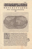 Descrittione del mappamondo [Description of the World]. PORCACCHI 1590 old