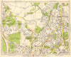 N LONDON. Church End Finchley Holder's Hill Mill Hill North Finchley 1948 map