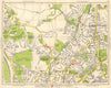 N LONDON. Church End Finchley Holder's Hill Mill Hill North Finchley 1948 map