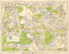 NE LONDON Wanstead Mossford Green Cranbrook Park Barkingside Woodford 1948 map
