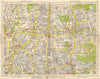 N LONDON. Hoxton Islington Stoke Newington Hackney Clapton Highbury 1948 map