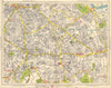 S LONDON. Walworth Camberwell Peckham Walworth Bermondsey Denmark Hill 1948 map