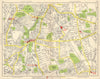 SE LONDON. Catford Bellingham Hither Green Lewisham Lee Ladywell 1948 old map