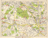 SE LONDON. Beckenham Sydenham Downham Bromley Shortlands Plaistow 1948 old map