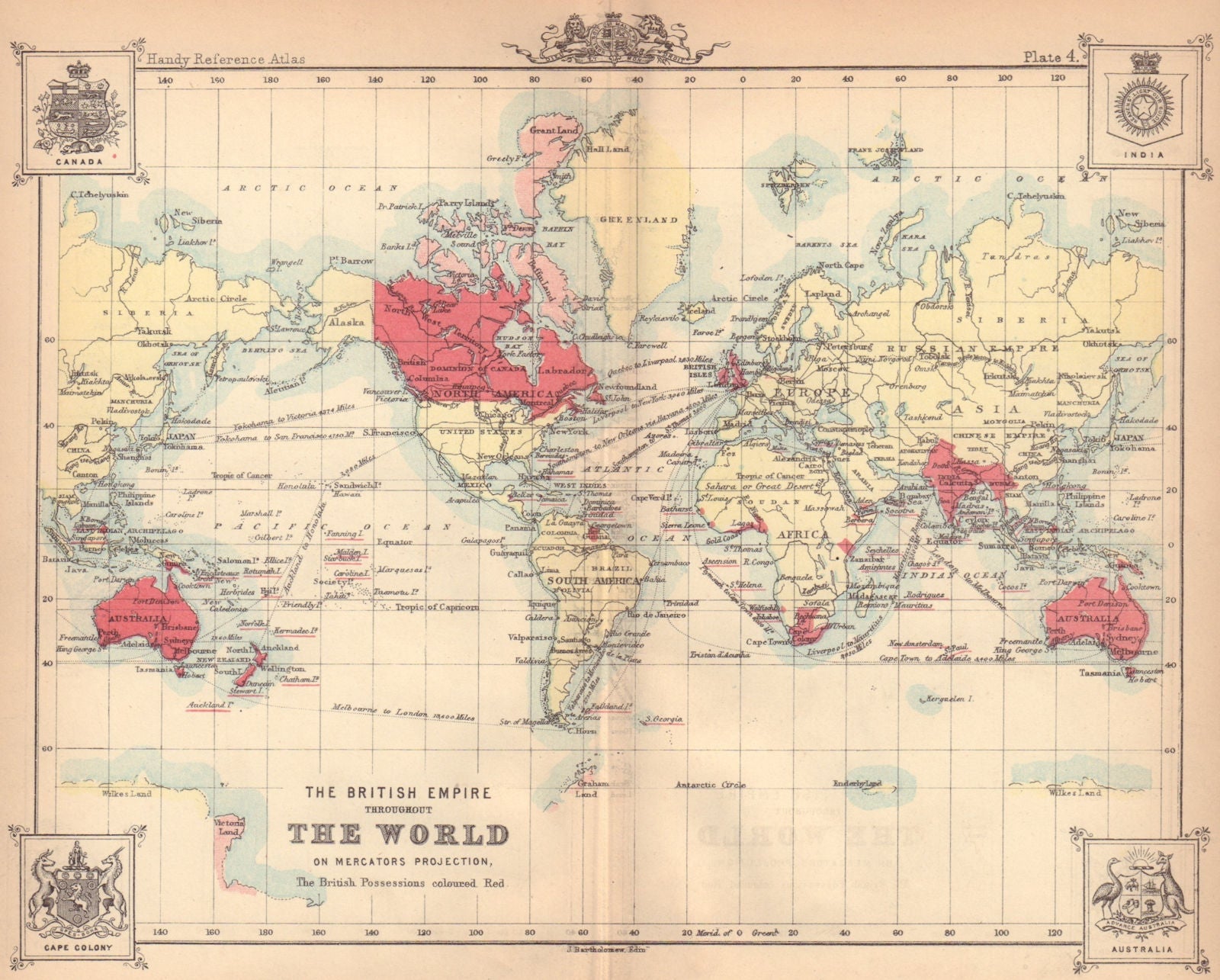 ATLAS of the BRITISH EMPIRE イギリス帝国歴史地図 The Penguin