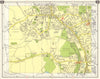 N LONDON New Barnet High Barnet Arkley Totteridge Whetstone Underhill 1965 map