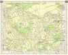 N LONDON Southgate Cockfosters Oakleigh Park East Barnet Winchmore 1965 map