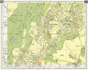 NE LONDON Loughton Epping Forest Buckhurst Hill Debden Chigwell 1965 old map