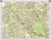 NW LONDON Edgware Mill Hill Burnt Oak Queensbury Colindale M1 open 1965 map