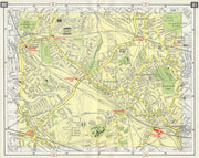 NW LONDON Wembley Alperton Harlesden Willesden Neasden Dudden Hill 1965 map