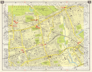 E LONDON Ilford Manor / Upton Park East Ham Wanstead Park Forest Gate 1965 map