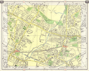 W LONDON Southall Hayes Harlington Norwood Greenford Park Wood End 1965 map