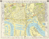 E LONDON Bromley Mile End Limehouse Canning Town Millwall Poplar 1965 old map