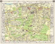 SE LONDON Charlton Woolwich Plumstead Charlton Shooters Hill Kidbrooke 1965 map