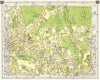 SW LONDON Kingston Coombe Norbiton New Malden Berrylands Wimbledon 1965 map