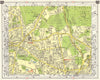 SW LONDON Kingston Coombe Norbiton New Malden Berrylands Wimbledon 1965 map