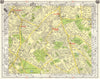 S LONDON Mitcham Tooting Streatham West Norwood Norbury Eastfields 1965 map