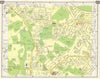 SE LONDON Petts Wood Locksbottom Southborough Bromley Common Bickley 1965 map