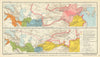The Hsiung-nu or Huns in Central Asia, 176 & 128-36 BC 1935 old vintage map