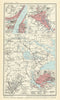 China Wuhan Tianjin Nanjing Shanghai Guangzhou Chengdu Canton plans 1935 map