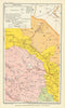 Northwest China - Political. Gansu Qinghai Inner Mongolia 1935 old vintage map