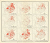China Agriculture Livestock Rice Wheat Tea Sugar Cotton Cattle Sheep 1935 map