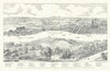 London & Westminster Panorama in 1543 after Anthony van den Wyngaerde 1908
