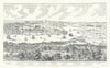 City of London Bermondsey Greenwich Panorama in 1543 after Wyngaerde 1908