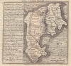 Antique county map of Berkshire by Badeslade & Toms. West orientation 1742