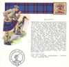 Elliot. Scotland Scottish clans tartans arms badge 1963 old vintage print