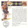 Farquharson. Scotland Scottish clans tartans arms badge 1963 old vintage print