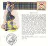 Kennedy. Scotland Scottish clans tartans arms badge 1963 old vintage print
