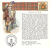 MacAlistair. Scotland Scottish clans tartans arms badge 1963 old vintage print