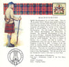 MacNaughten. Scotland Scottish clans tartans arms badge 1963 old vintage print