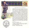 Murray of Atholl. Scotland Scottish clans tartans arms badge 1963 old print