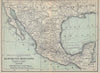 MEXICAN RAILWAYS. Mapa de los ferrocarriles de la Republica Mexicana 1938